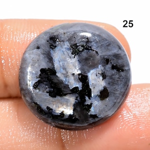 Natural Larvikite Crystal Gray Colour Larvikite Cabochon Loose Gemstone, Norway Moonstone, Black Labradorite Cabochon