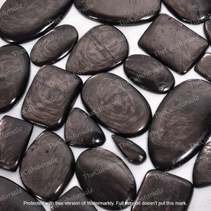 100% Natural Hypersthene Stones, Smooth Polished Hypersthene Cabochon, Wholesale Gemstones, Pendant Making Jewelry Supply, 15mm to 45mm