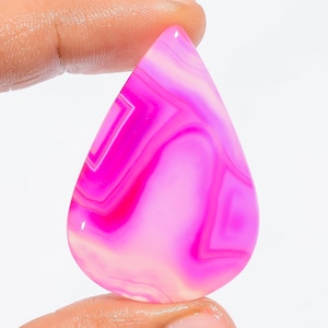 Pietra preziosa agata rosa del Botswana Flatback smalto a mano Cabochon fasciato agata naturale Botswana Cabochon, regalo di cristallo