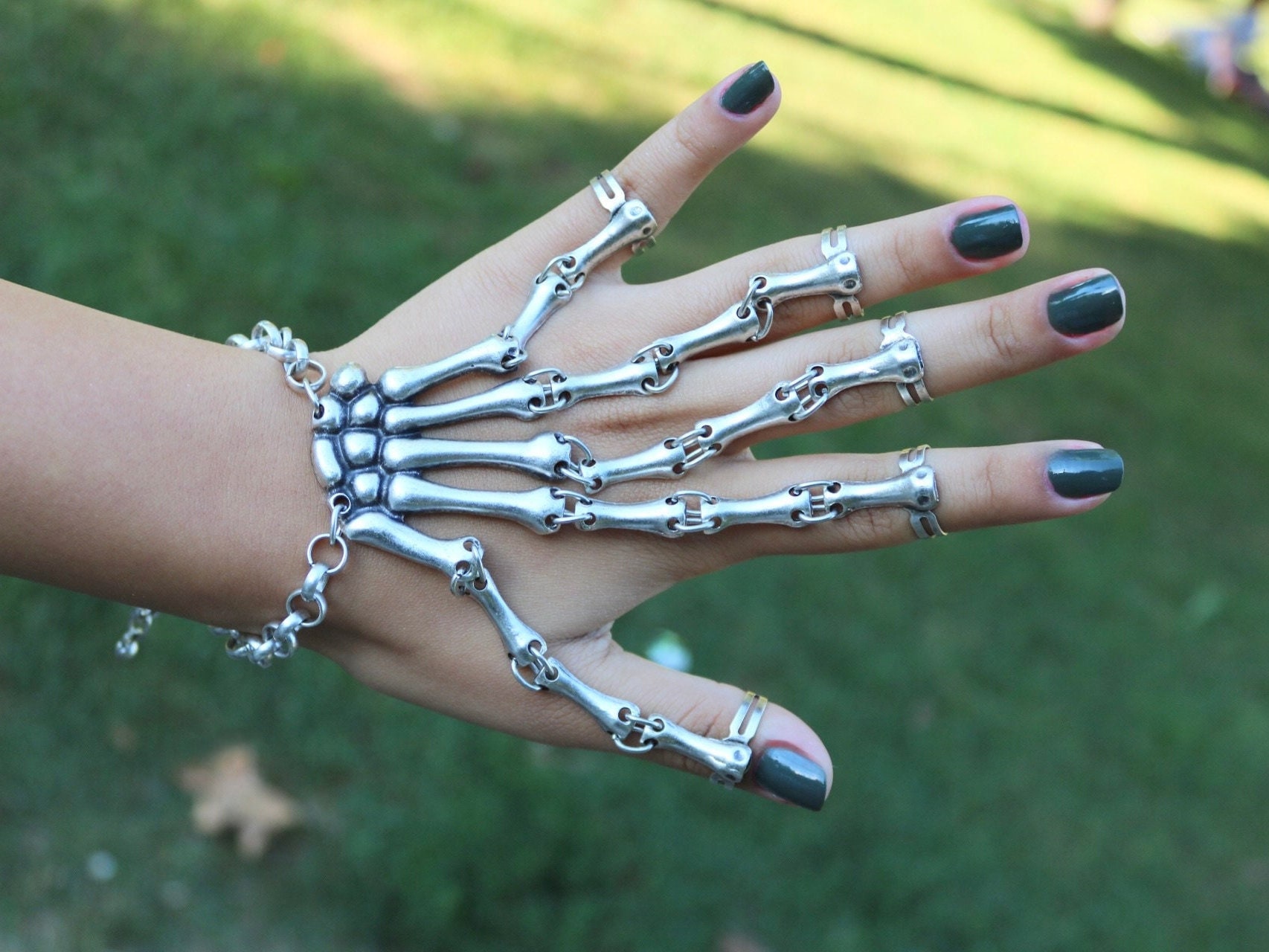 Skeleton Hand Bracelet 