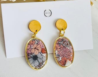 Flower statement Earrings