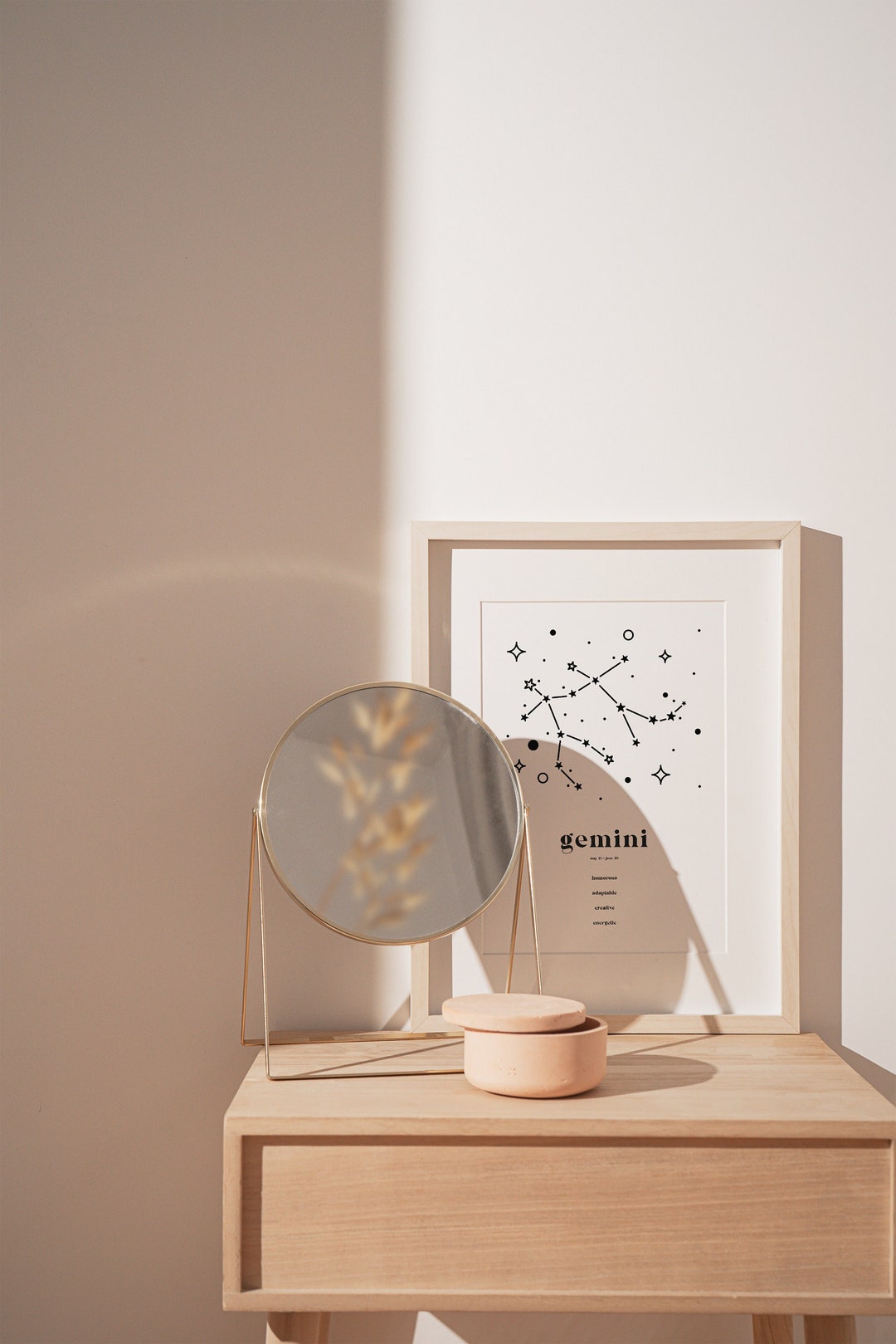 Gemini Printable Wall Art, Astrology Print, Constellation Print, Zodiac ...