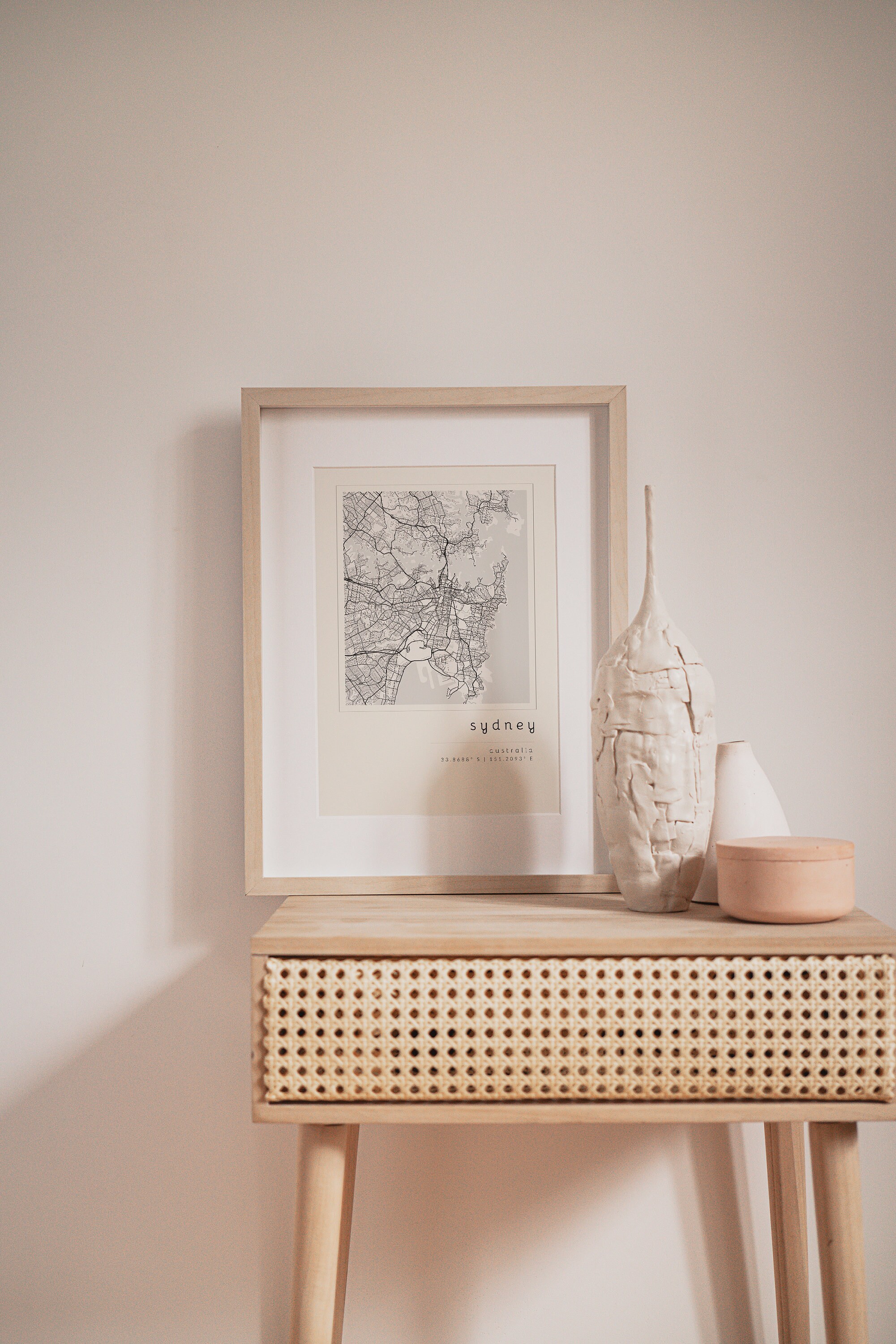 Sydney Map, Printable Wall Art, Map Printable, City Map Print, Sydney ...