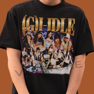Vintage Gidle Unisex Tshirt | Kpop Bootleg Tshirt