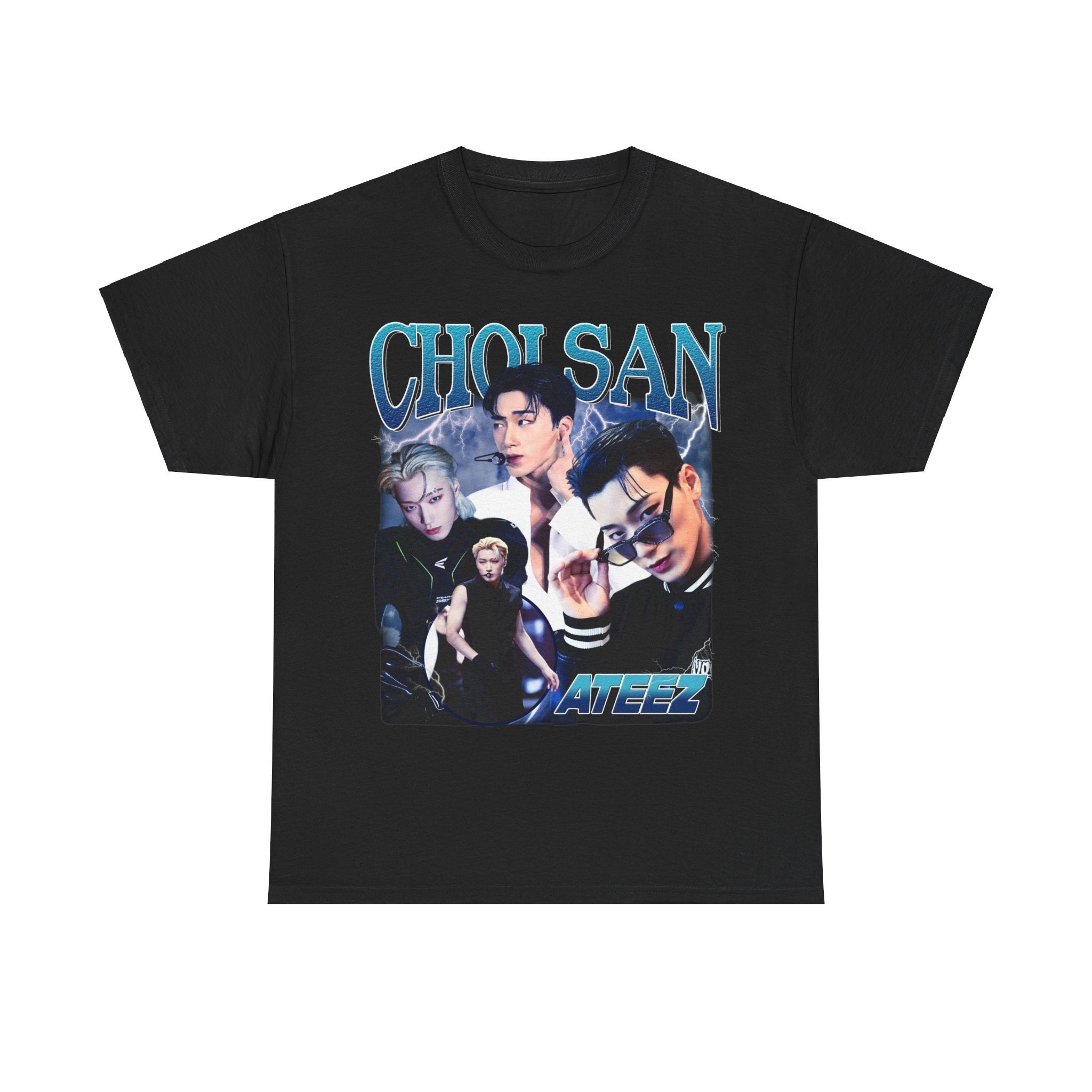 Vintage San Ateez Unisex Tshirt | Kpop Bootleg Tshirt - Etsy