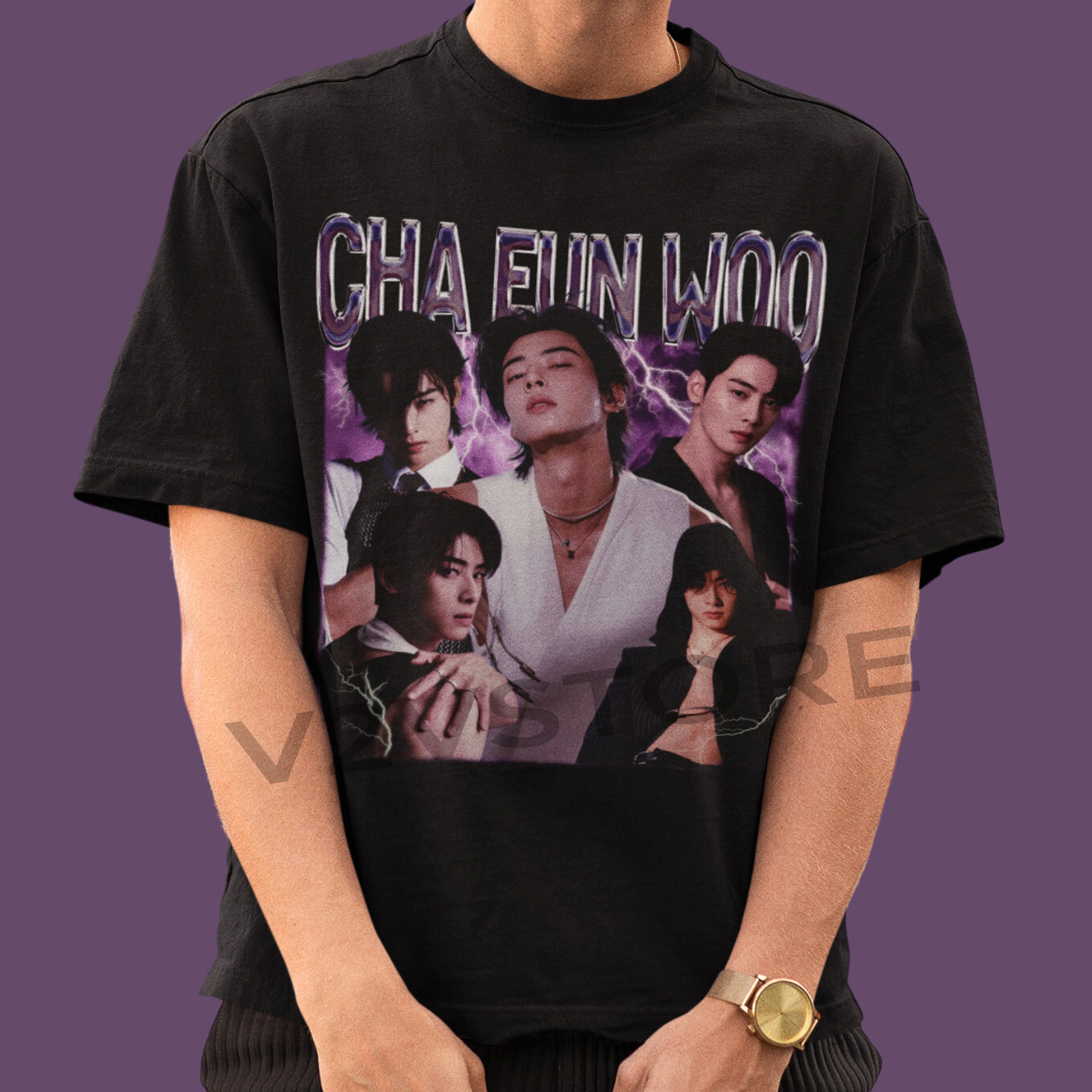 CHA EUN-WOO CK サイン入りＴシャツ CHA EUN-WOO CK サイン入りTシャツ - メルカリ