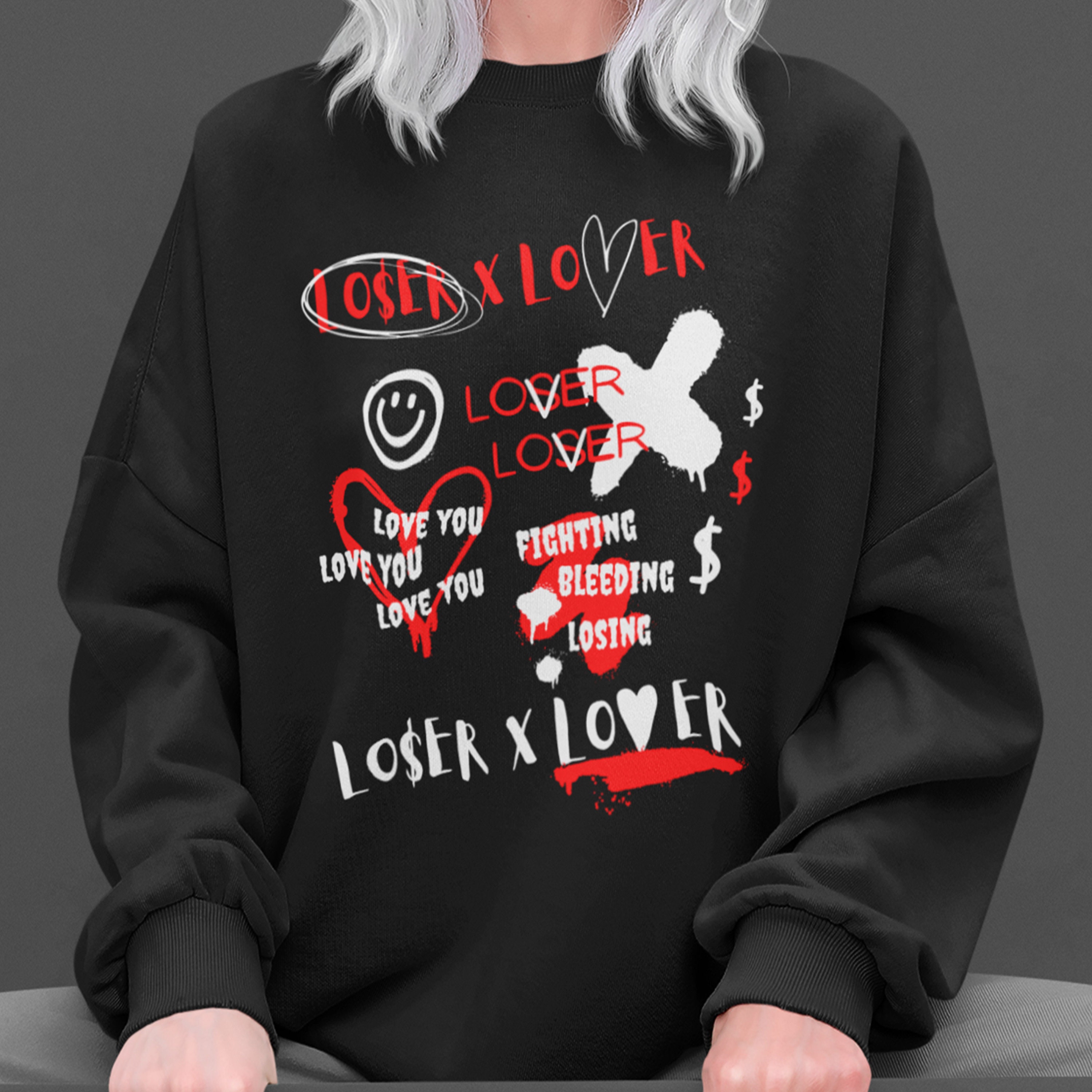 Lover loser hoodies Etsy Mexico