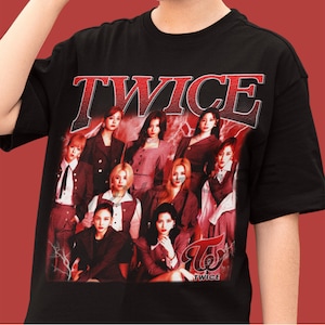 Vintage Twice Unisex Tshirt| Kpop bootleg Tshirt