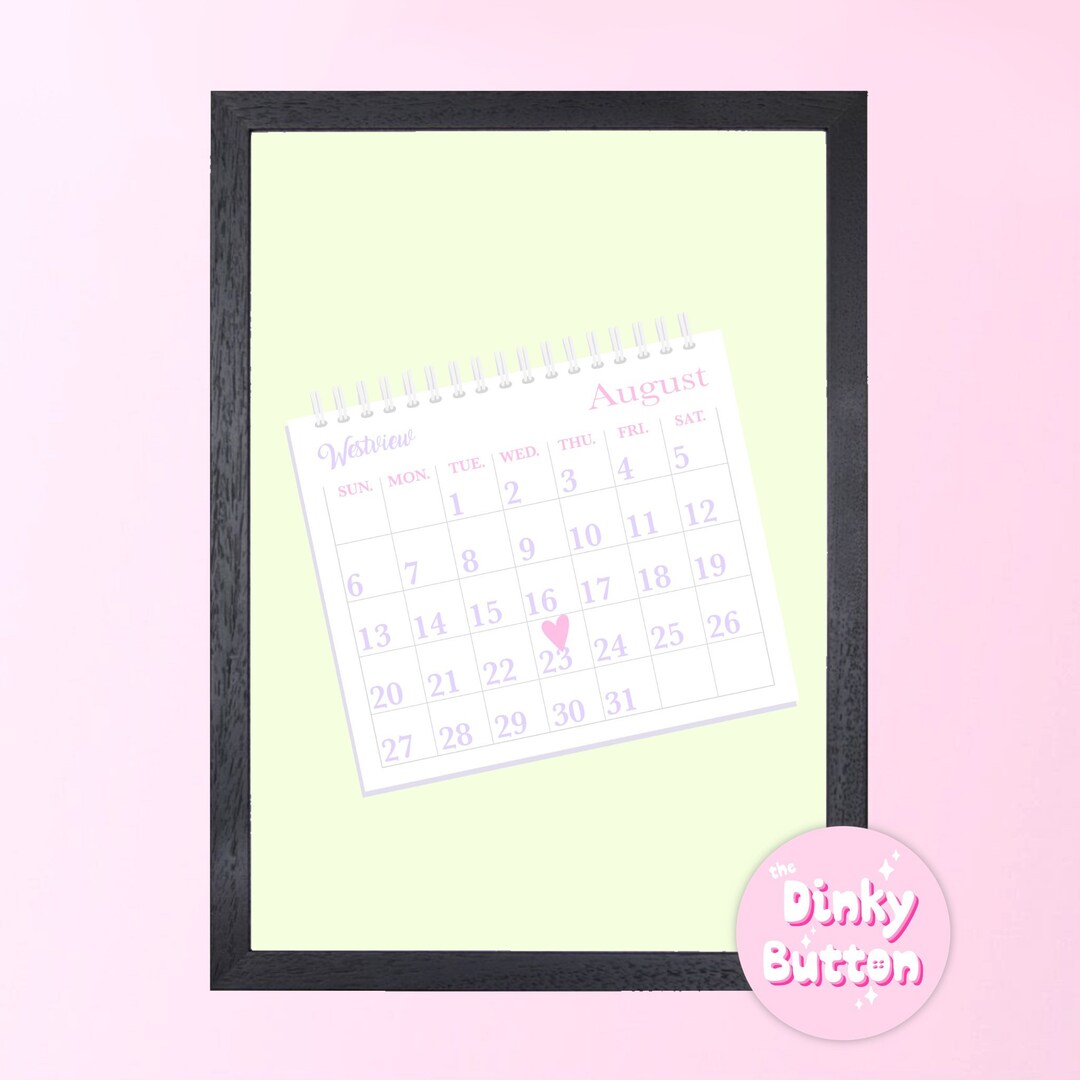 Wandavision Calendar Marvel Etsy