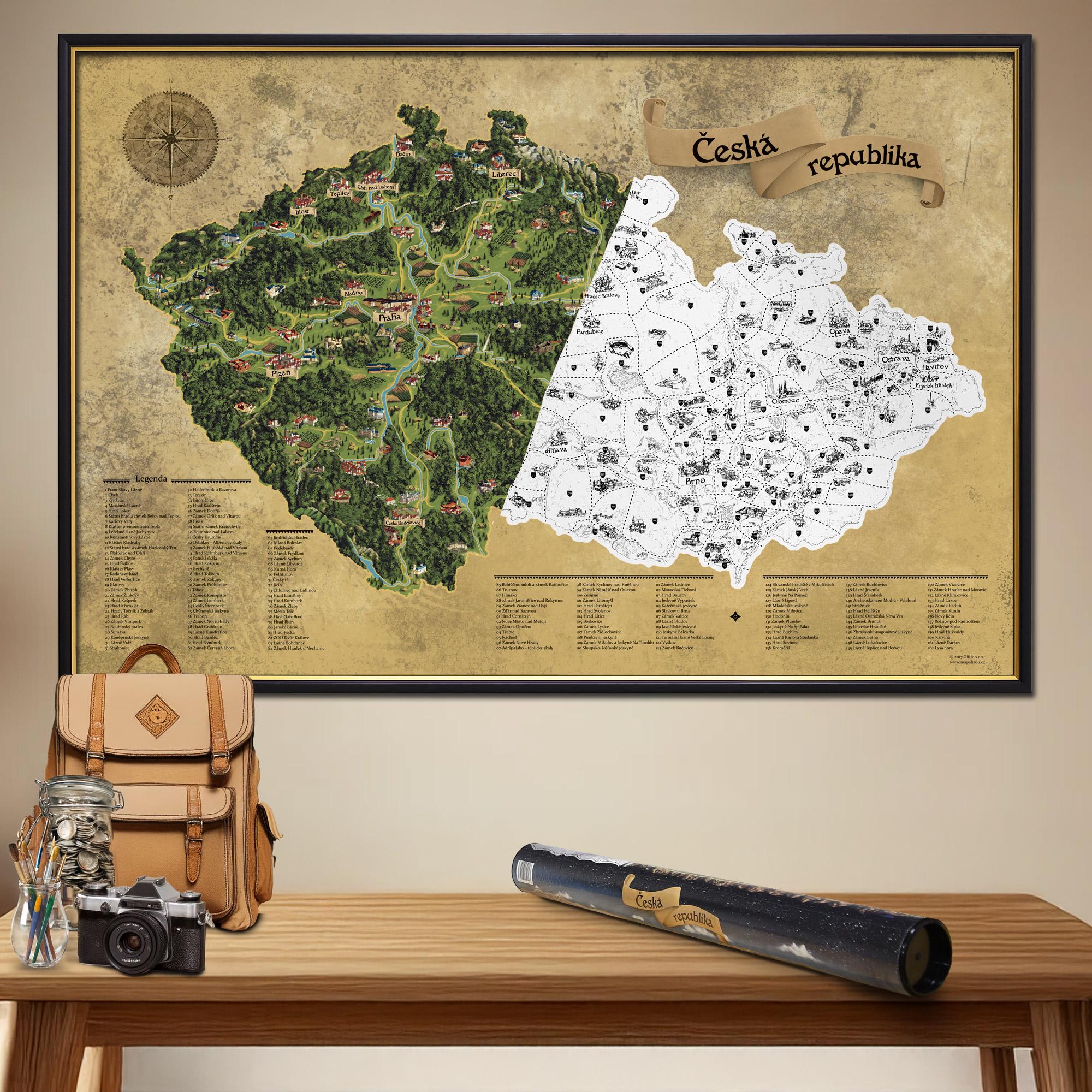 Bandiera Repubblica Ceca 20x30 cm da bastone