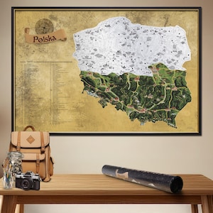 Rubbelkarte - Polen (DELUXE XL silberversion)