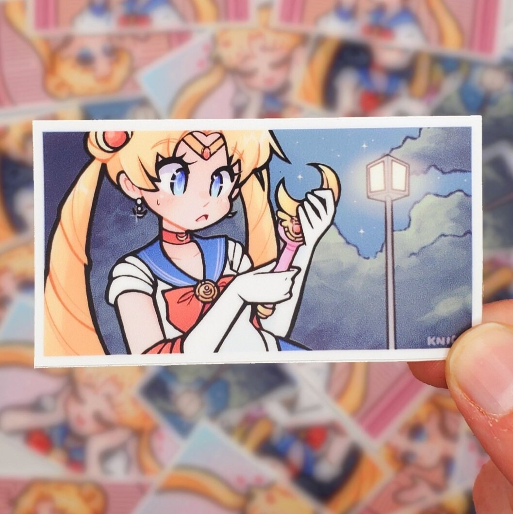 Redraws Sticker Magical Girl Redraw Stickers | 3 DESIGNS | Kawaii Anime Aesthetic | Die ...
