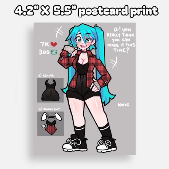 Midwest Miku SG2 PRINT | 4.2x5.5 | Standard Postcard Print With
