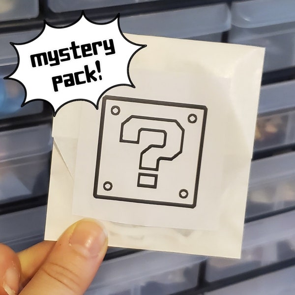 MYSTERY GIFT! A Surprise Sticker pack | anime pop-culture media fanart blind grab bags | multi-fandom sticker bundle