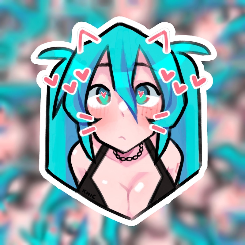 Anime Blush Stickers - Etsy