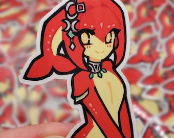 Mipha Sticker | 3x3" Die-Cut Vinyl Sticker