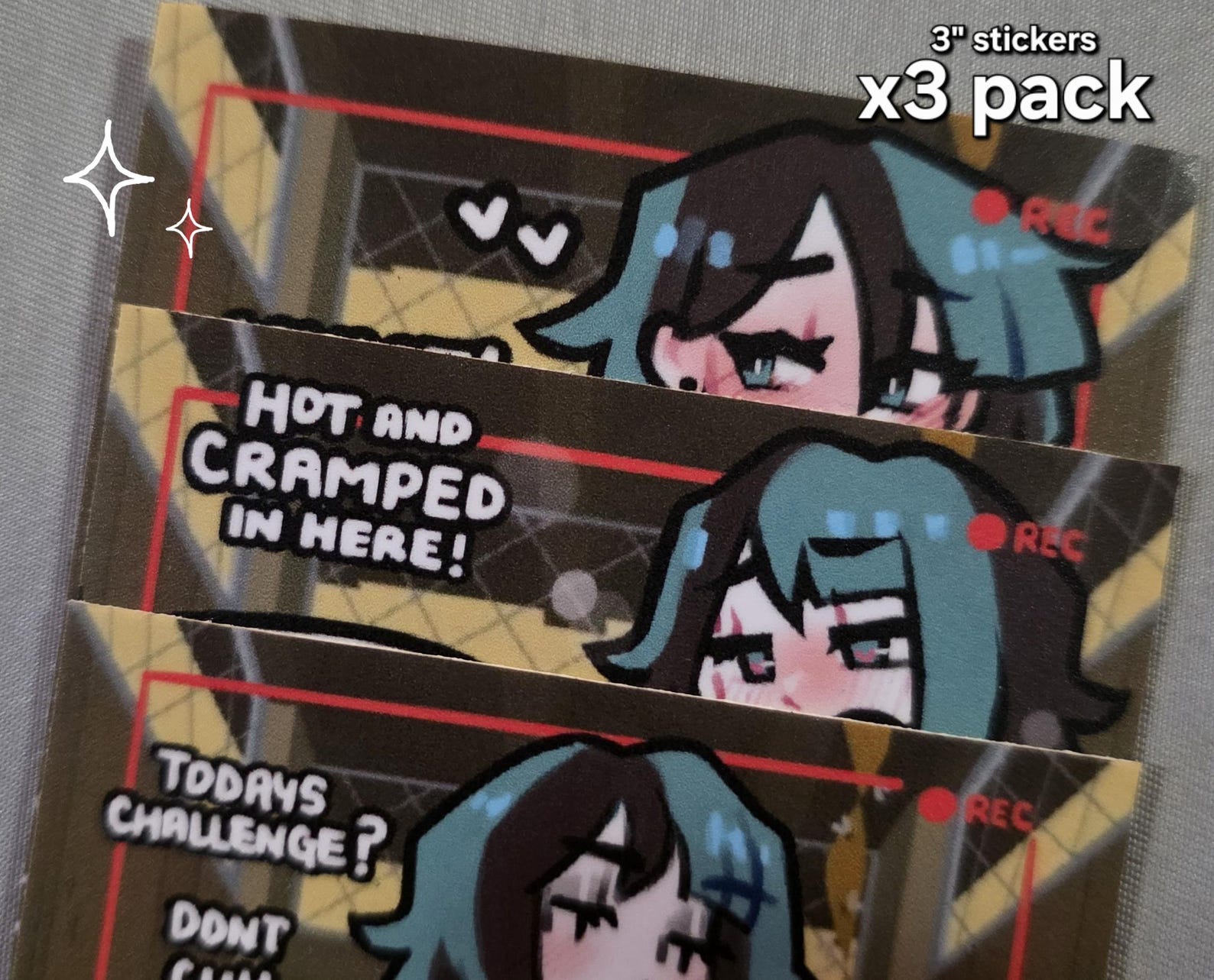 TDI Gwen Sticker 3 Pack | Plz READ DESCRIPTION | 3x3 Matte Stickers ...