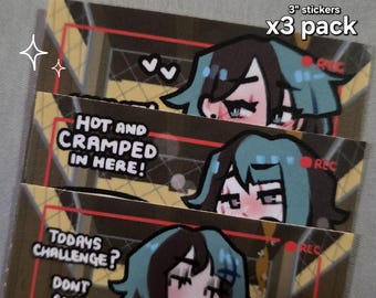 TDI Gwen sticker 3 pack | plz READ DESCRIPTION | 3x3 matte stickers |