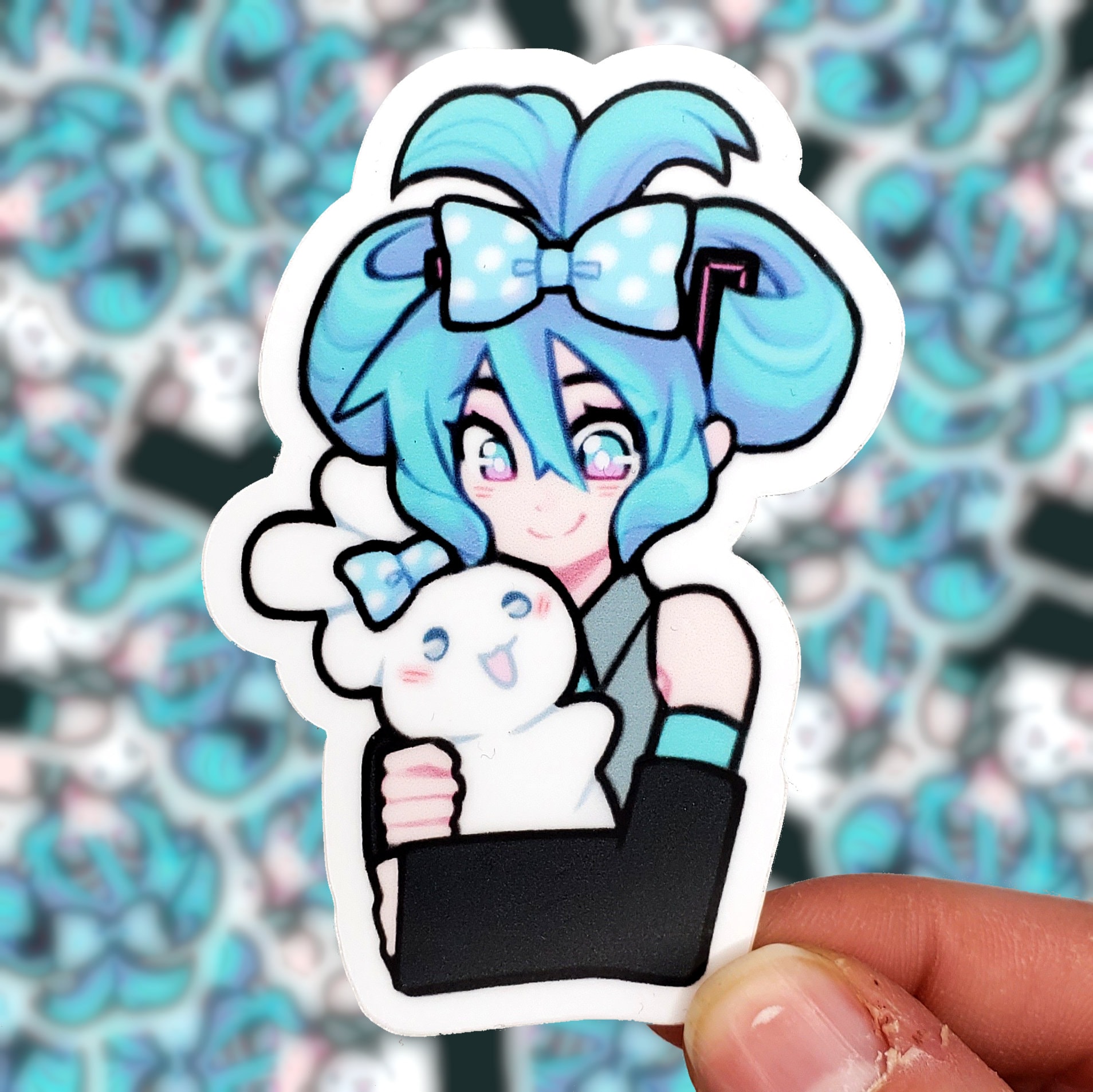 Chibi Miku Stickers WEEKLY New Designs Cute Kawaii Anime Vocaloid