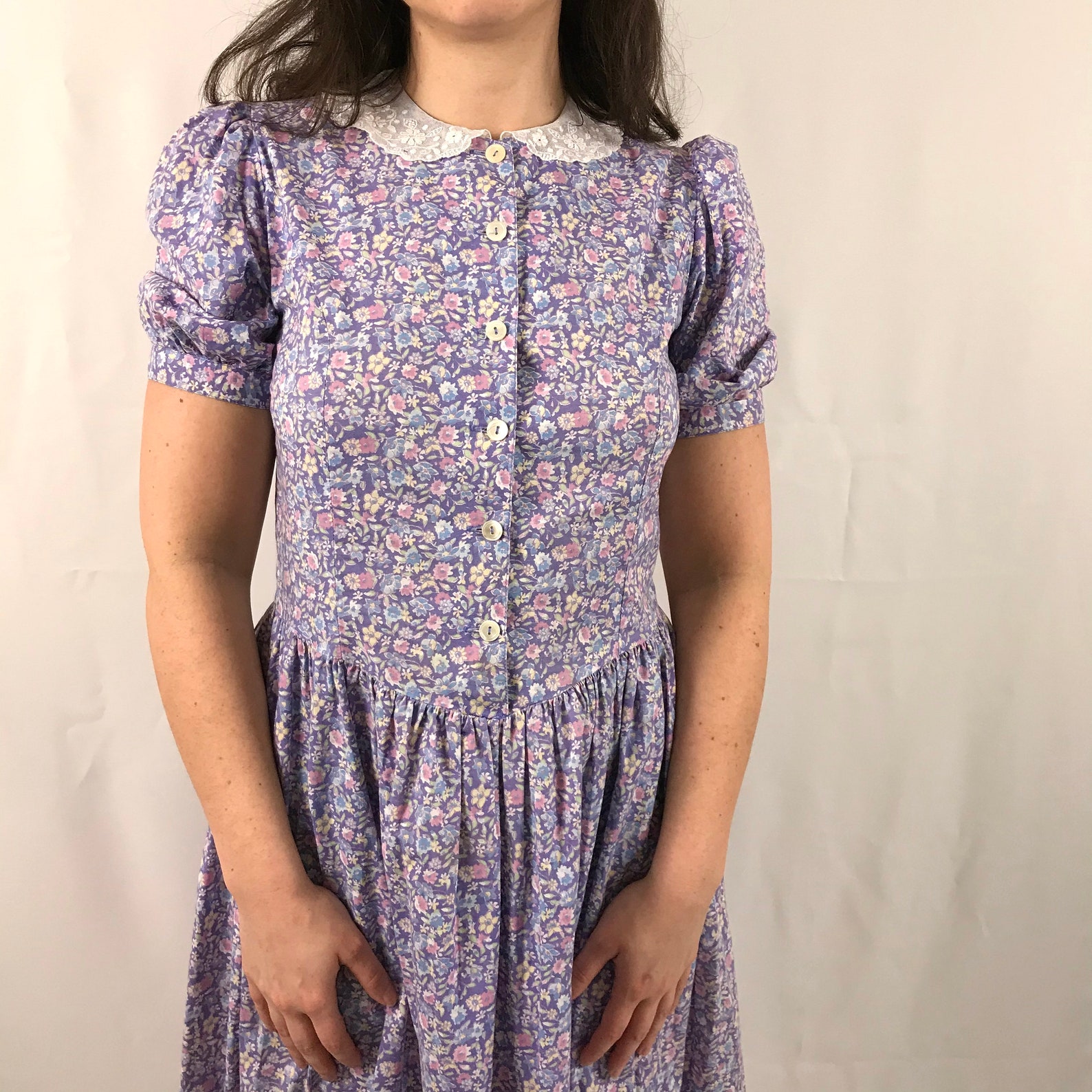 vintage laura ashley floral dress