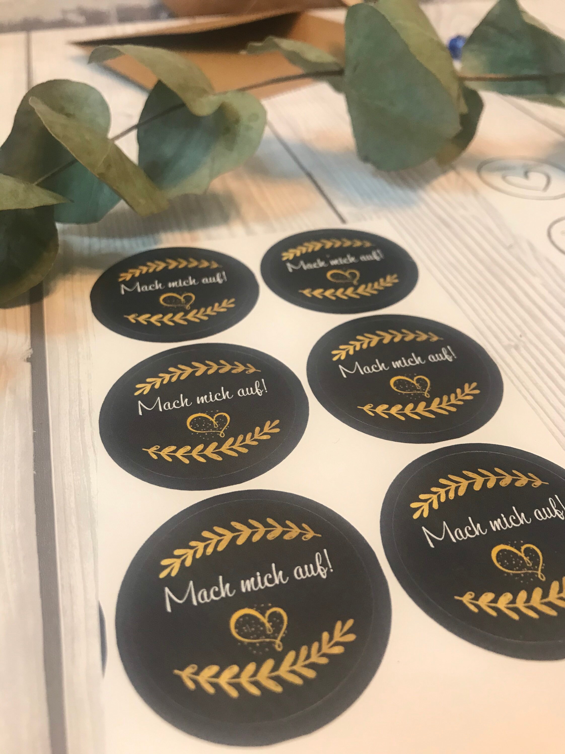 Stickers /stickers for envelopes cards gifts / selfmade / Etsy
