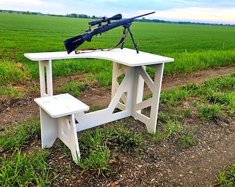 Portable Rifle Shooting Table DXF File | Fully Disassemblable CNC Plans | Instant Download