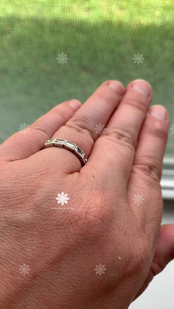 Anello Con Diamanti Taglio Baguette