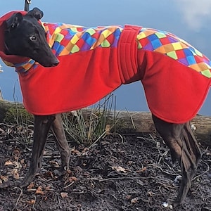 Totally Greyhound Fleece Coat. The Heathlawn Collection. Regular Fit.