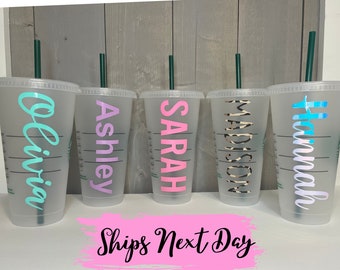 Personalized Starbucks Cup, Bridesmaid Gift, Stocking Stuffer, Custom Tumbler, Personalized Christmas Gift, Custom Gifts Teacher,