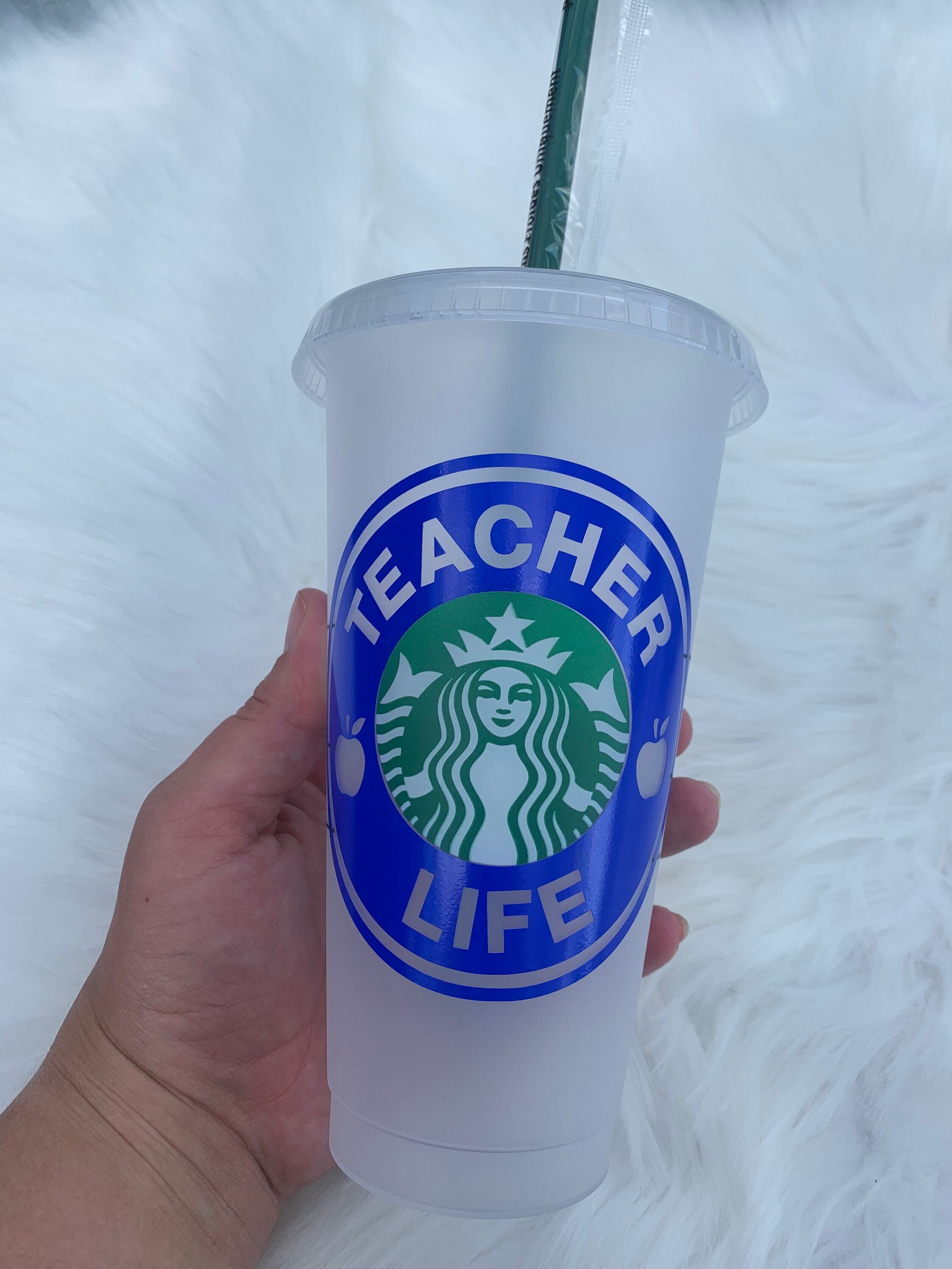 Teacher Appreciation Gift Starbucks Teacher Cup Reusable Etsy