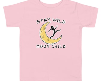 Stay Wild Moon Child Toddler Short Sleeve Tee