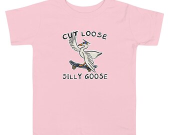 Cut Loose Silly Goose Toddler Short Sleeve Tee