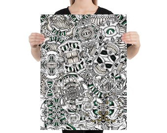 Skull Party Poster