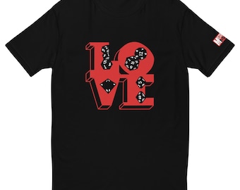 LOVE D&D T-Shirt - Dice Graphic Tee