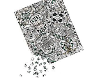 Skull Party 520 piece Jigsaw puzzle