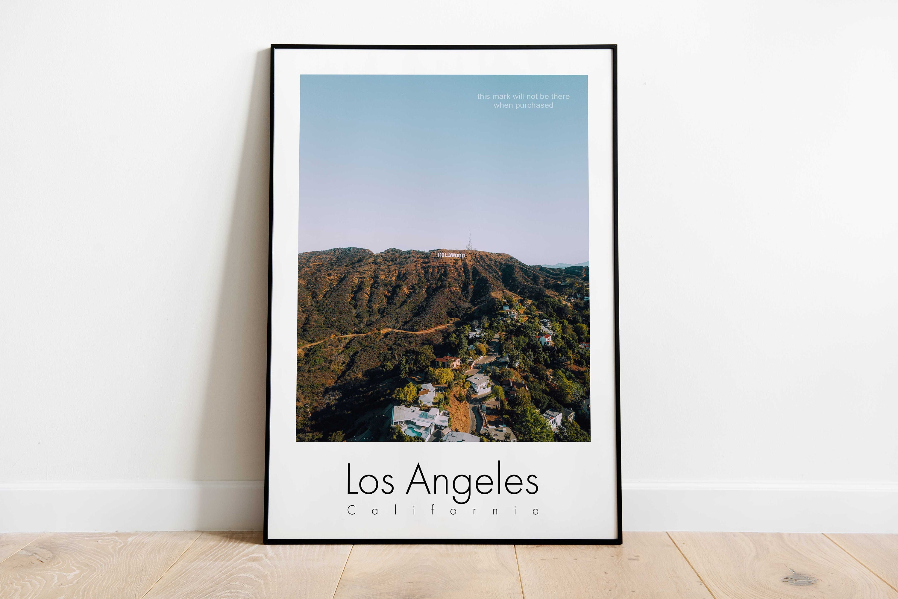 Los Angeles Print California Wall Art Digital Download Etsy
