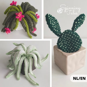 Three Potted Plants Crochet Pattern