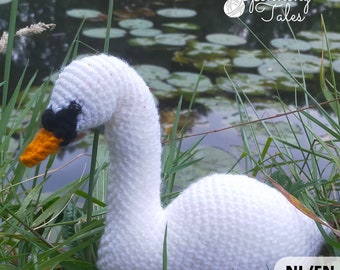 Swan Amigurumi (no sew pattern)