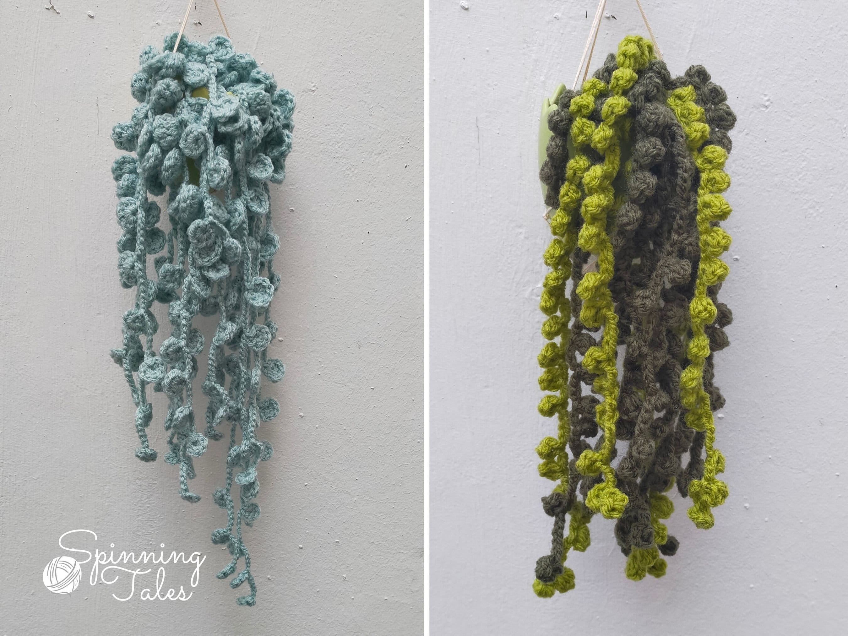 Two Hanging Plants Crochet Pattern Etsy