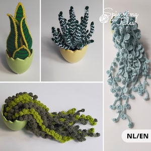 Four Little Plants Crochet Pattern