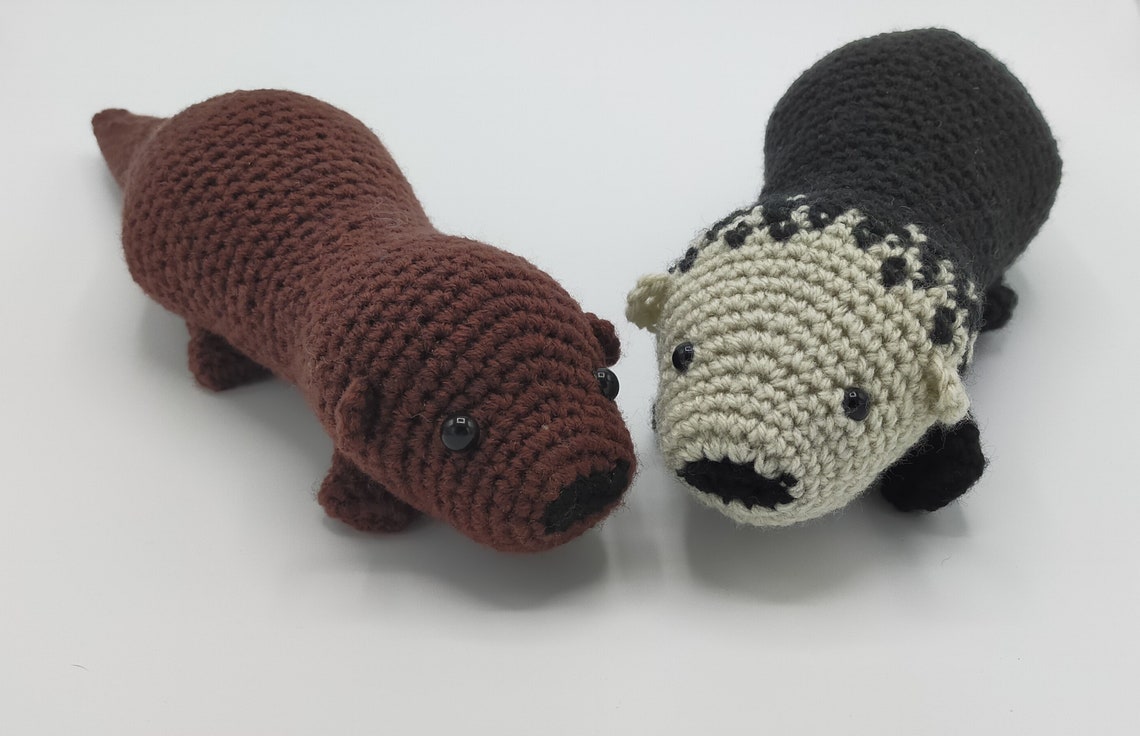 Otter Amigurumi no Sew Pattern - Etsy