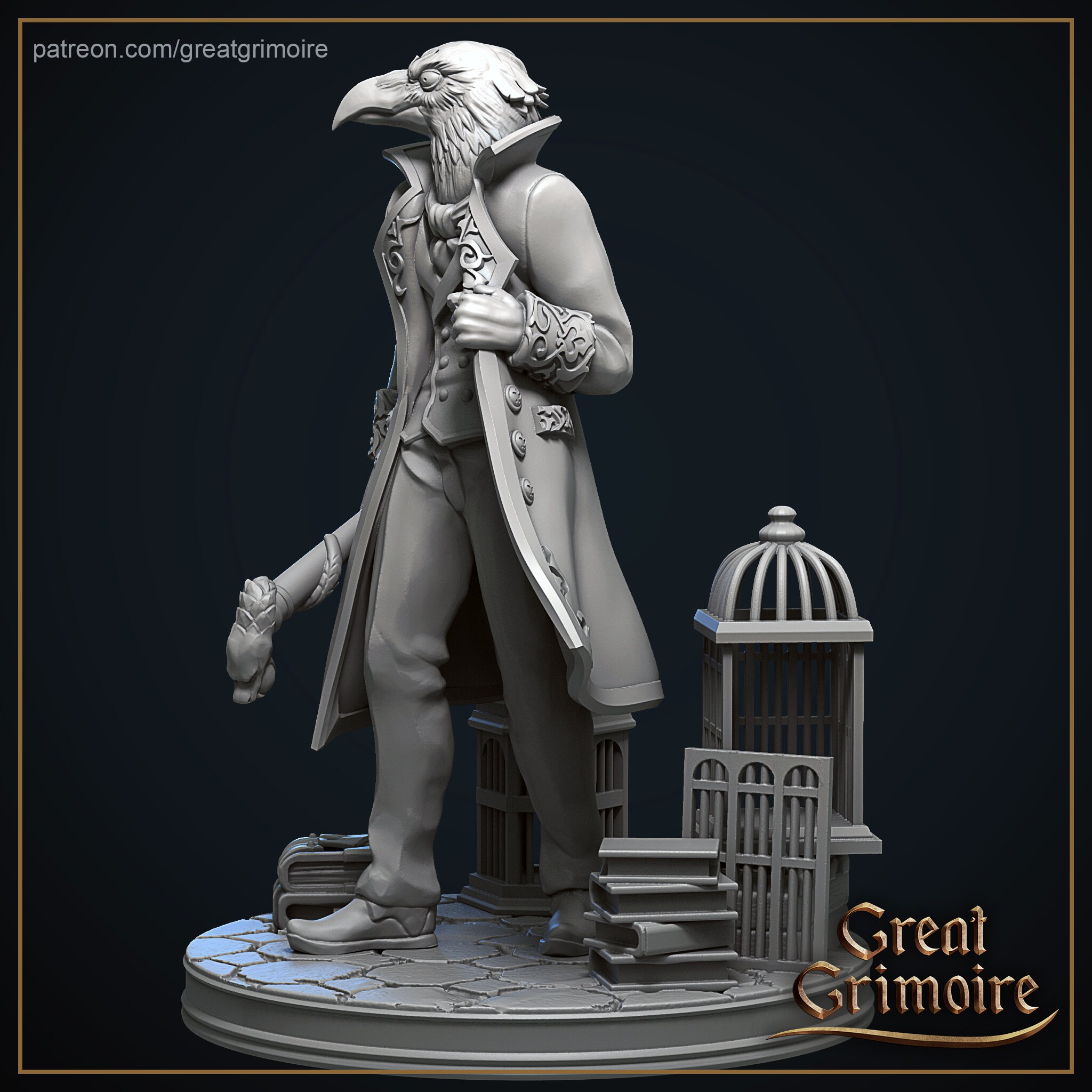 Dr. Miles Rook 3D Printed Resin Model Ideal for Dnd, RPG, Table Top ...