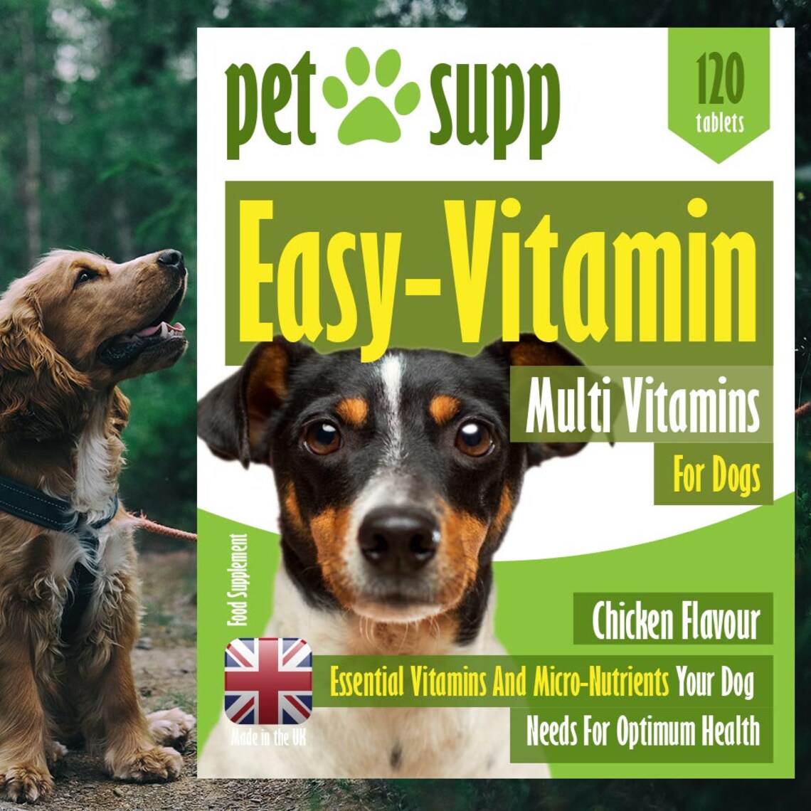 Multi-Vitamine für Hunde 120 Tabletten mit Vitaminen A C D | Etsy