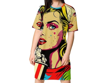 T-shirtjurk met print | Andy Warhol: gedurfde draagbare kunst | Popcultuurkleding | Voor vrouwen