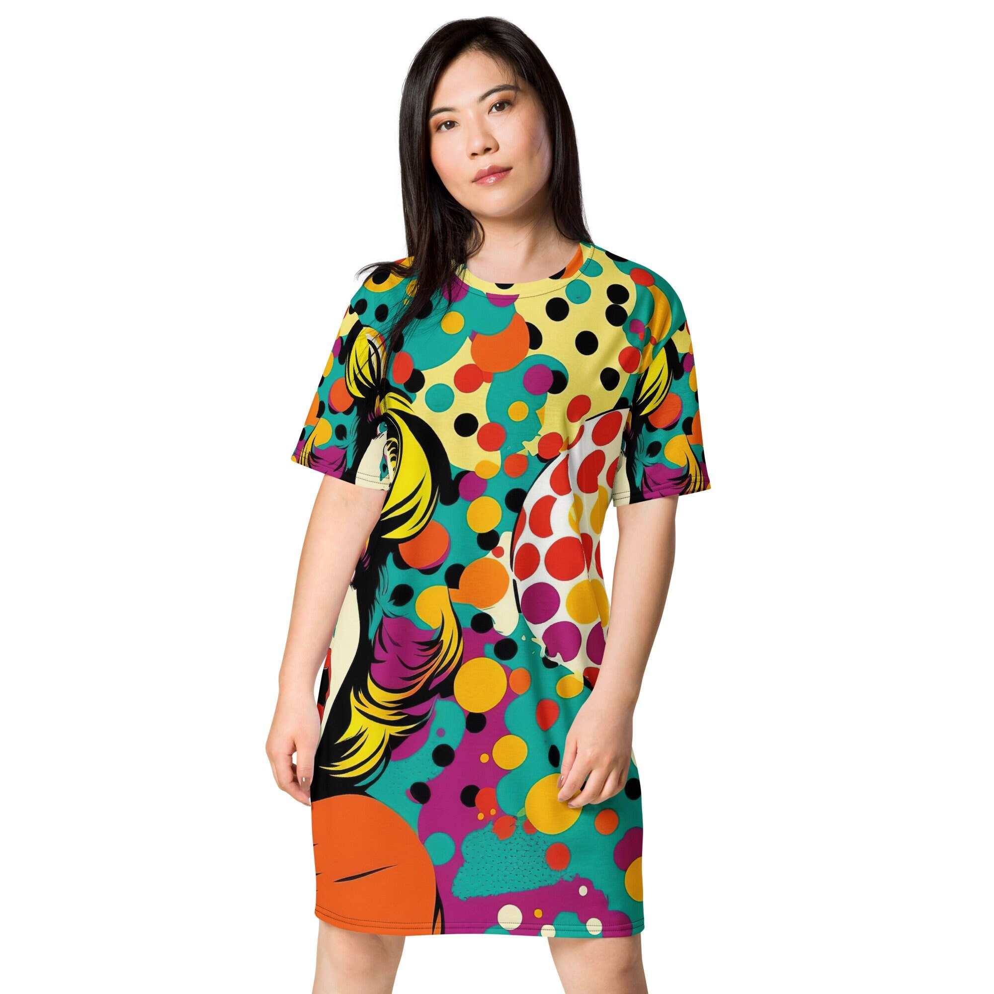 pop art t shirt dress Pop Art T Shirt Dress | Graphic Print Wear | Pop Culture Fashion | for  Artists