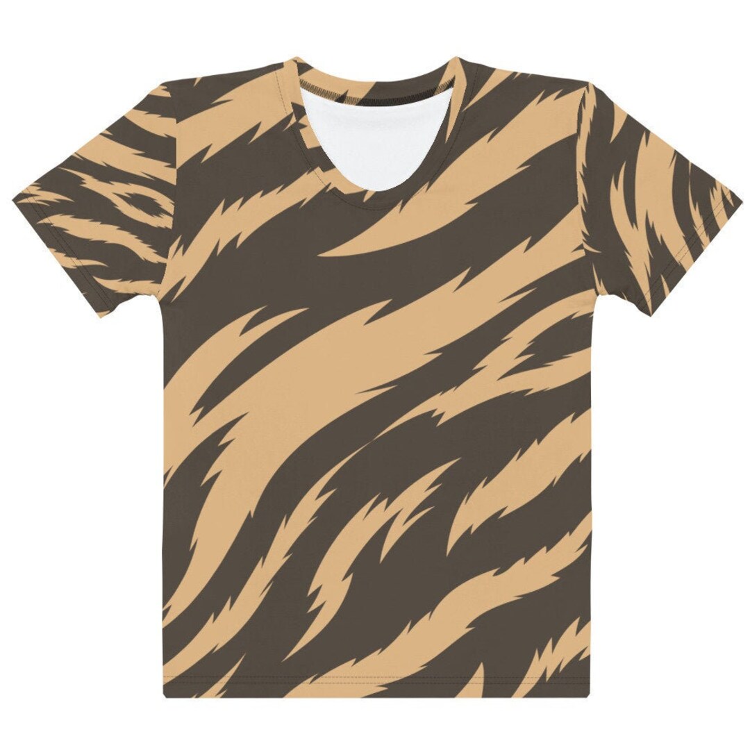 Tiger Stripe Women's Full Print T-shirt, Gift for Her, Birthday Gift ...