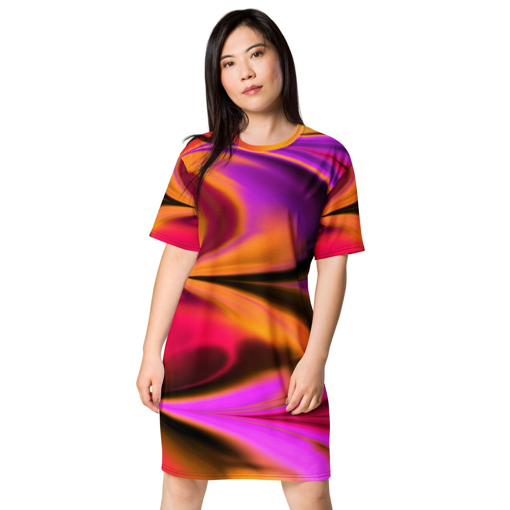 white christmas dresses Queen T-Shirt Dress – Light Works Apparel