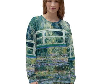 Claude Monet Sweatshirt | Fine Art Clothing | Wearable Art Fashion | Gift For Creatives