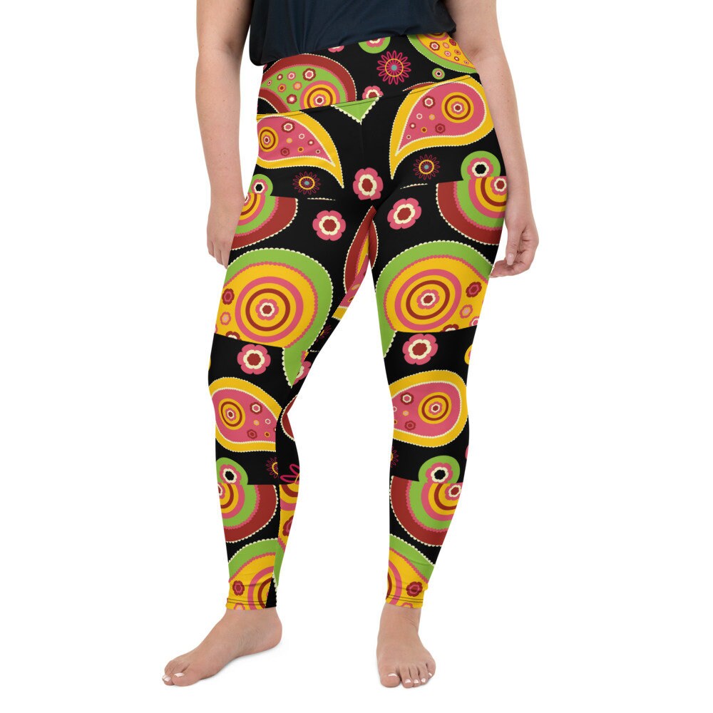 Paisley Design All-over Print Plus Size 