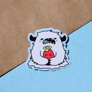 Renga Hug Aufkleber | Anime Aufkleber | Süßer Anime Sticker | Wetterfester, haltbarer, glänzender gestanzter Aufkleber